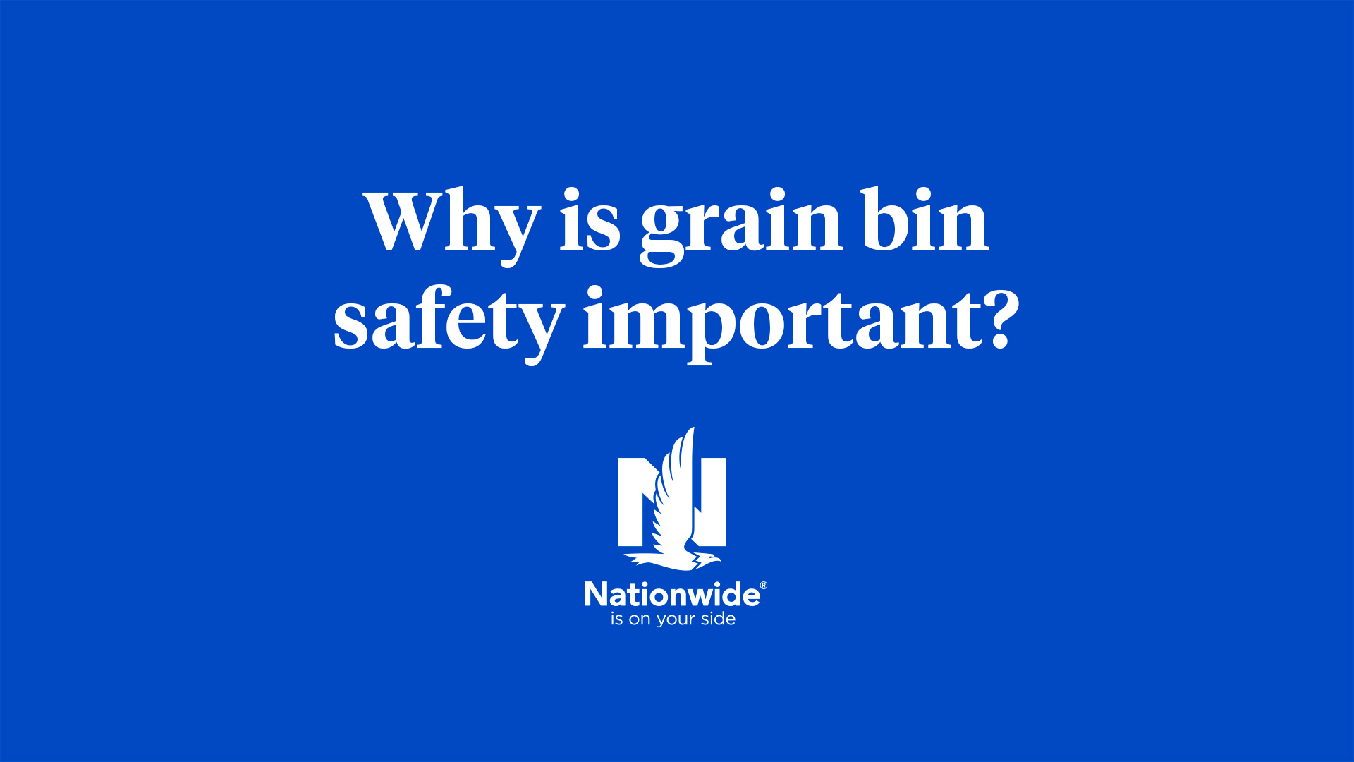 why is grain bin safety important