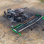 Combine and field fires